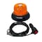 Wolo SuperNova Amber LED Beacon, 8 1-watt LED, Lighter Plug Power, Quad Flash, Magnetic or Permanent Mount 3040MP-A - alternate 3